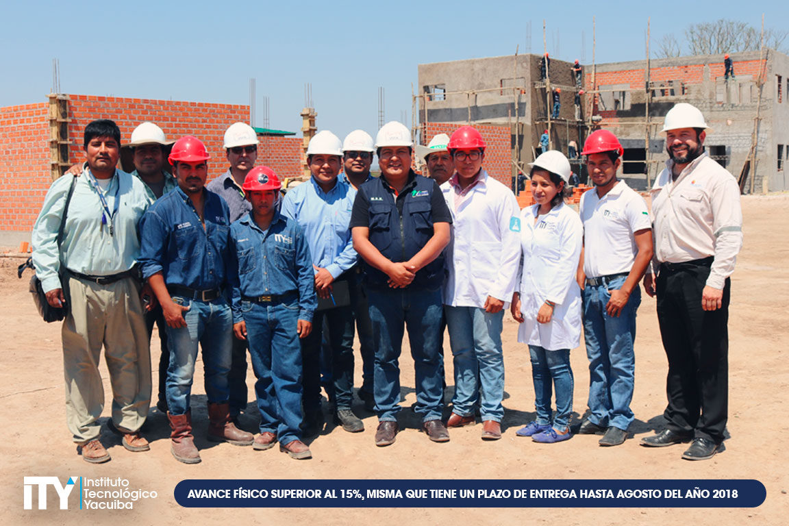 AUTORIDADES VISTAN PROYECTO “CONSTRUCCIÓN TECNOLÓGICO YACUIBA” AUTORIDADES VISTAN PROYECTO “CONSTRUCCIÓN TECNOLÓGICO YACUIBA”