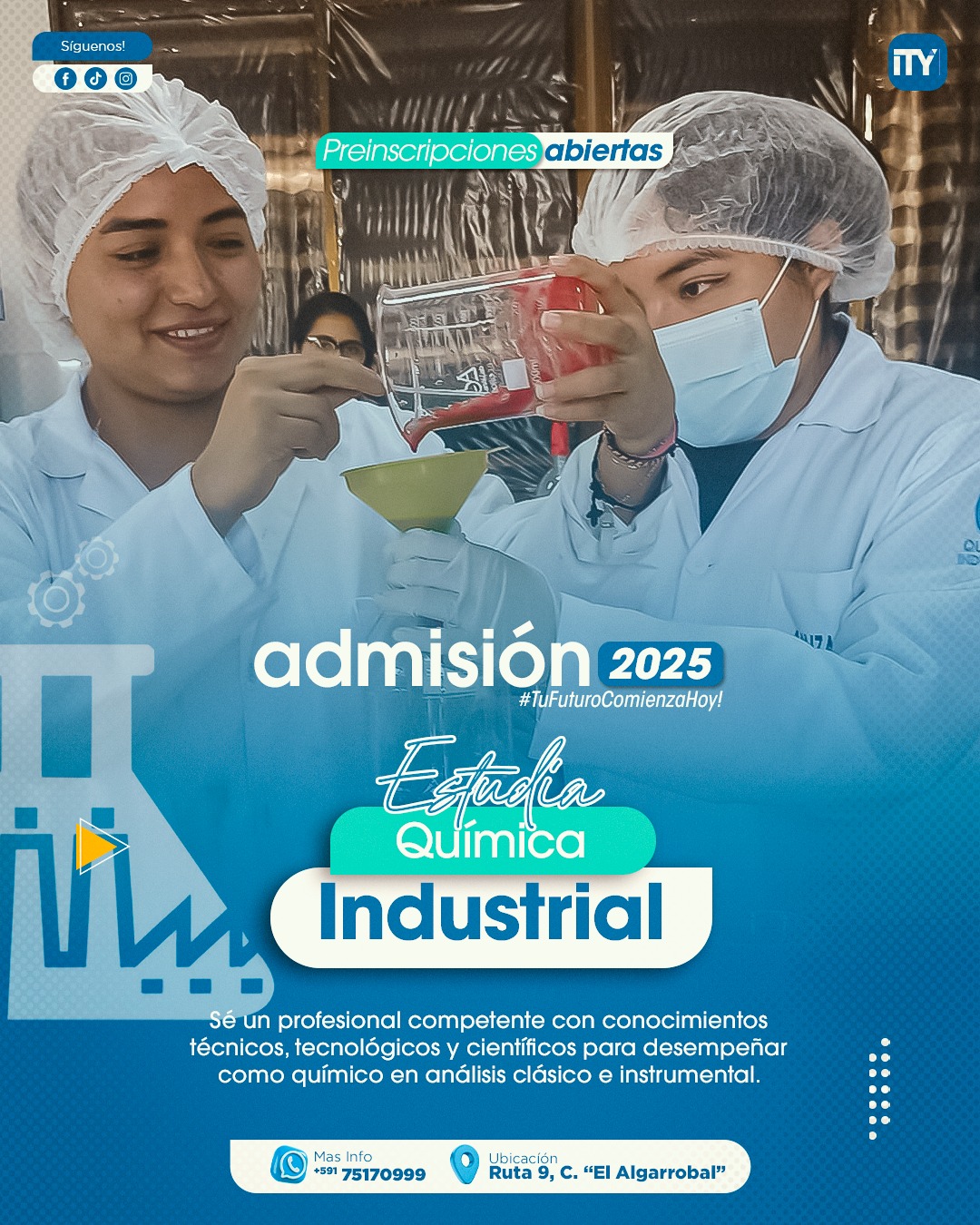 ¡El futuro te espera en el Tecnológico de Yacuiba! ¡El futuro te espera en el Tecnológico de Yacuiba!