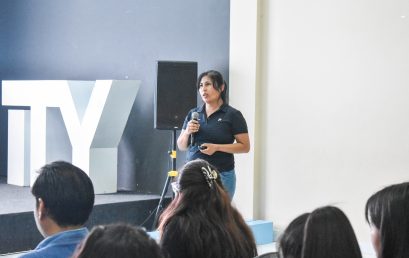 Jhovana Diaz Martínez, Mari Silvia Ríos Quiroga y Mayra Calizaya Peña crearon la línea de productos embutidos “Sabor Criollo”.