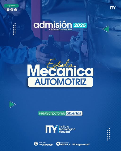 ¡Arranca tu futuro con Mecánica Automotriz!