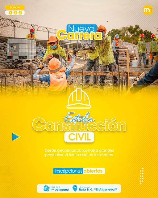 𝗘𝘀𝘁𝘂𝗱𝗶𝗮 𝗖𝗼𝗻𝘀𝘁𝗿𝘂𝗰𝗰𝗶ó𝗻 𝗖𝗶𝘃𝗶𝗹 𝘆 𝗰𝗼𝗻𝘃𝗶é𝗿𝘁𝗲𝘁𝗲 𝗲𝗻 𝗲𝗹 𝗰𝗿𝗲𝗮𝗱𝗼𝗿 𝗱𝗲 𝗹𝗼𝘀 𝗲𝘀𝗽𝗮𝗰𝗶𝗼𝘀 𝗾𝘂𝗲 𝗱𝗲𝗳𝗶𝗻𝗶𝗿á𝗻 𝗲𝗹 𝗺𝗮ñ𝗮𝗻𝗮