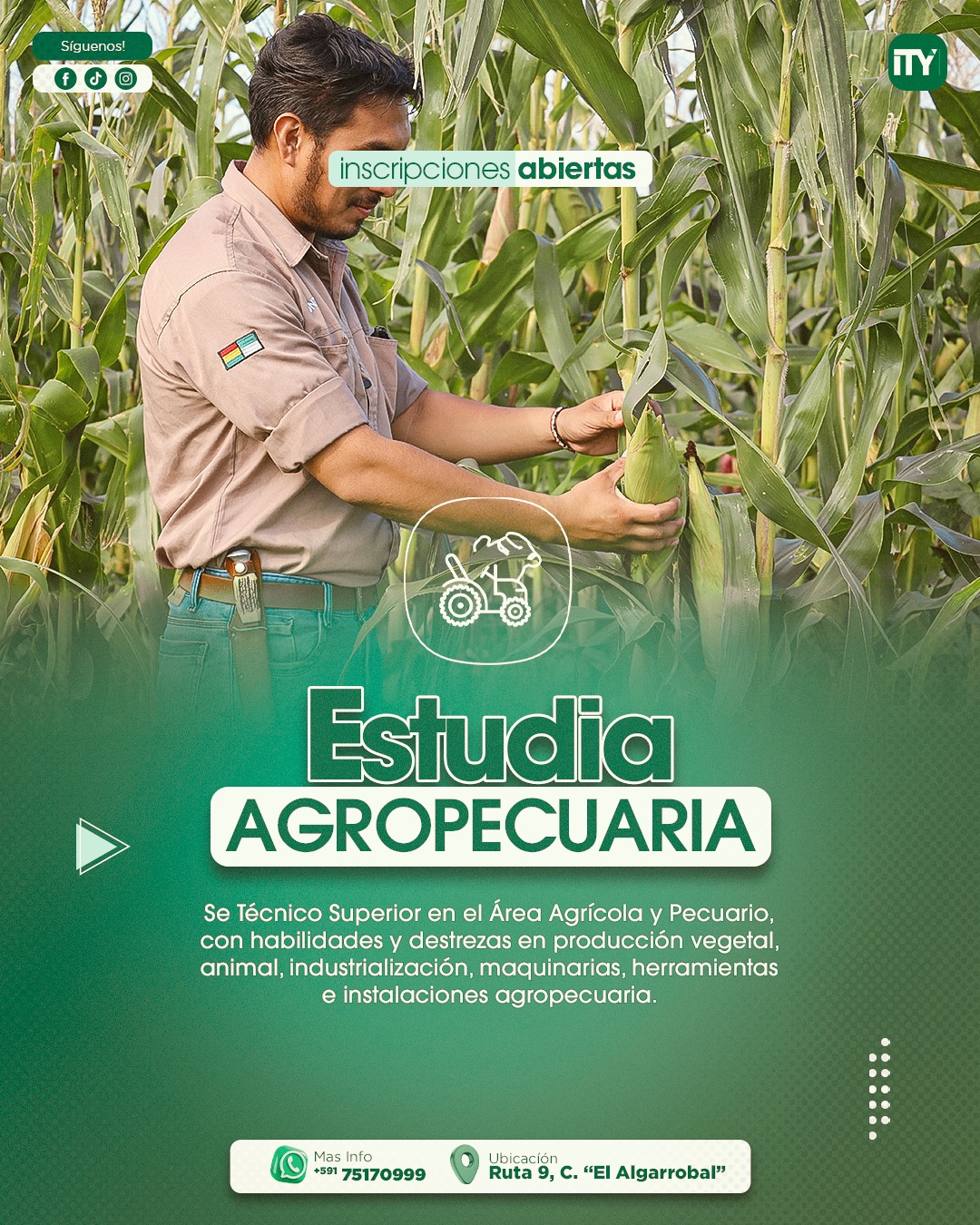 ¡Estudia Agronomía y transforma el futuro de la agricultura!