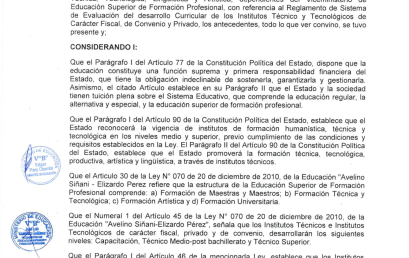 R.M. 0189/2023 Reglamento de Sistemas de Evaluación
