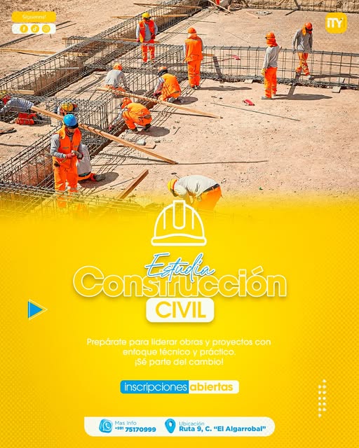 ¡Tu futuro en la Construcción Civil comienza ahora!