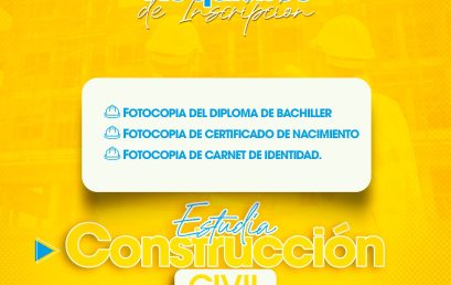 ¡Tu futuro en la Construcción Civil comienza hoy!