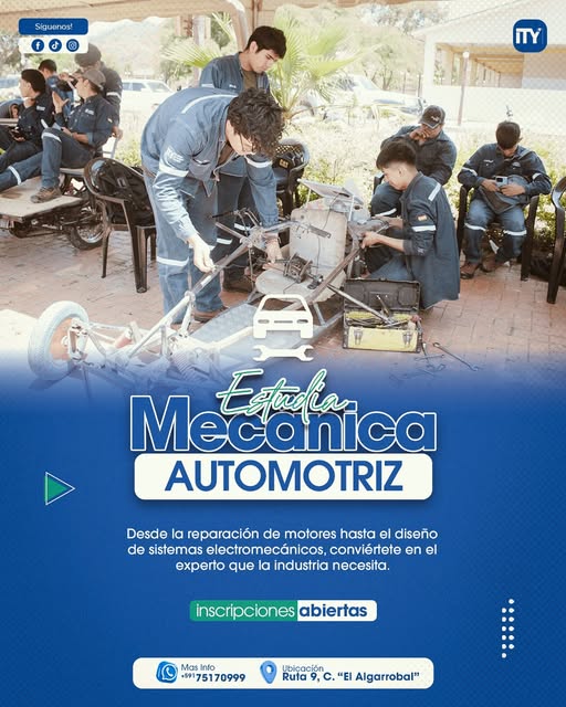 ¡𝗗𝗮𝗹𝗲 𝘃𝗶𝗱𝗮 𝗮 𝗹𝗼𝘀 𝗺𝗼𝘁𝗼𝗿𝗲𝘀, 𝗲𝘀𝘁𝘂𝗱𝗶𝗮 𝗠𝗲𝗰á𝗻𝗶𝗰𝗮 𝗔𝘂𝘁𝗼𝗺𝗼𝘁𝗿𝗶𝘇!