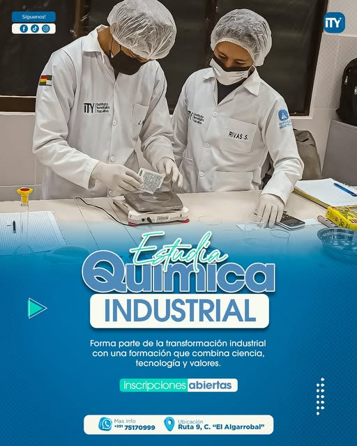 𝗘𝘀𝘁𝘂𝗱𝗶𝗮 𝗤𝘂í𝗺𝗶𝗰𝗮 𝗜𝗻𝗱𝘂𝘀𝘁𝗿𝗶𝗮𝗹