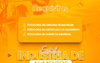 ¿𝗣𝗼𝗿 𝗾𝘂é 𝗲𝘀𝘁𝘂𝗱𝗶𝗮𝗿 𝗜𝗻𝗱𝘂𝘀𝘁𝗿𝗶𝗮 𝗱𝗲 𝗔𝗹𝗶𝗺𝗲𝗻𝘁𝗼𝘀?