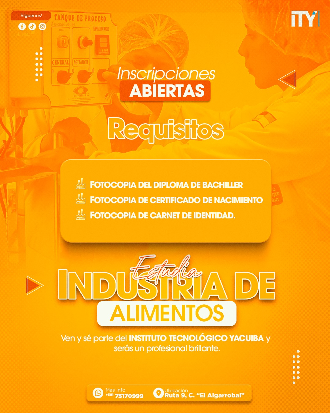 ¿𝗣𝗼𝗿 𝗾𝘂é 𝗲𝘀𝘁𝘂𝗱𝗶𝗮𝗿 𝗜𝗻𝗱𝘂𝘀𝘁𝗿𝗶𝗮 𝗱𝗲 𝗔𝗹𝗶𝗺𝗲𝗻𝘁𝗼𝘀?