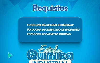 ¿𝗣𝗼𝗿 𝗾𝘂é 𝗲𝘀𝘁𝘂𝗱𝗶𝗮𝗿 𝗤𝘂í𝗺𝗶𝗰𝗮 𝗜𝗻𝗱𝘂𝘀𝘁𝗿𝗶𝗮𝗹?