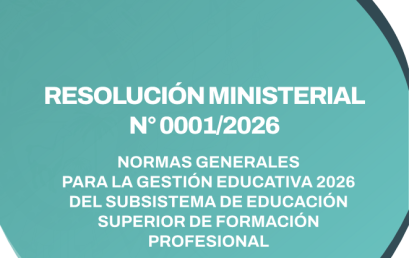 Resolución Ministerial 0001/2026